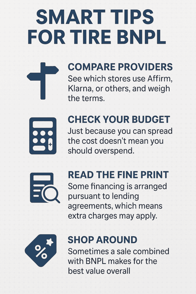 BNPL tire tips