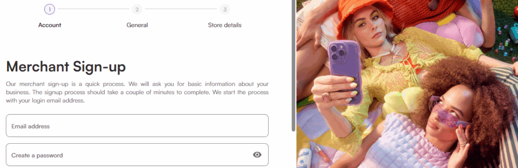 Sezzle sign-up