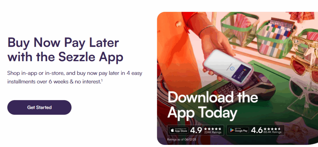 Sezzle app
