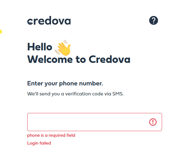 Credova signup