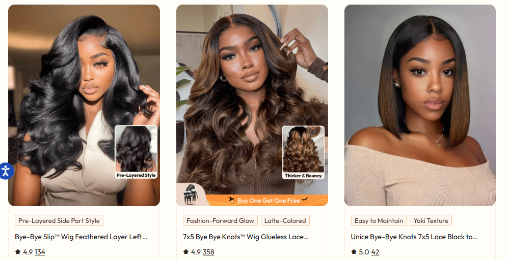 BNPL hair extensions