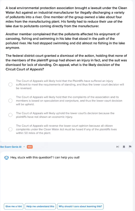 bar prep hero question