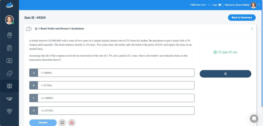 AnalystPrep FRM® QUIZ