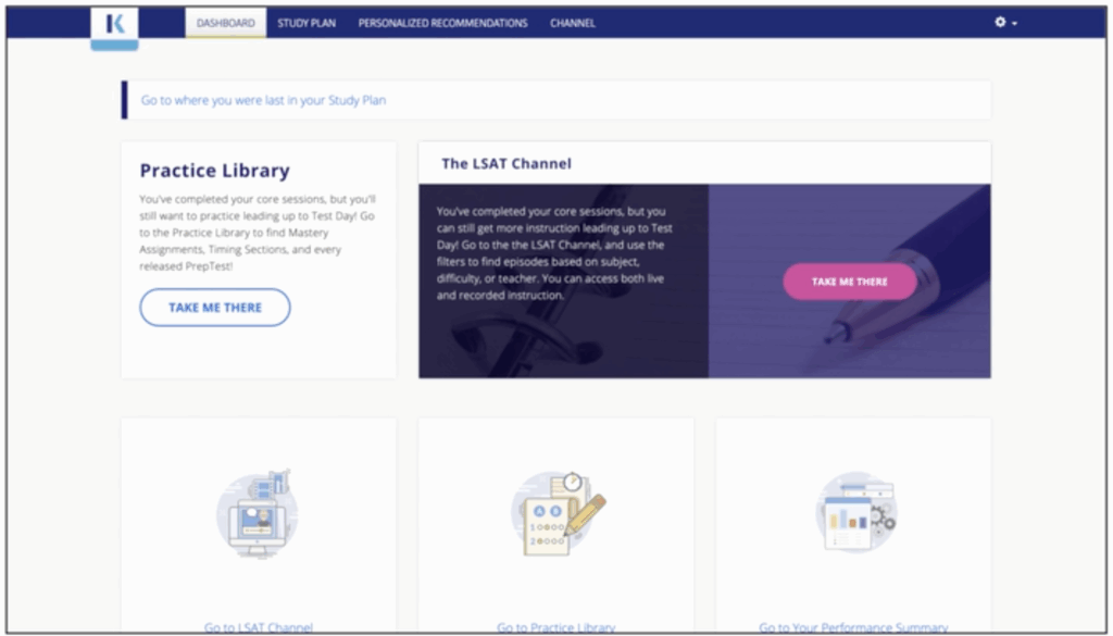 Kaplan LSAT practice library