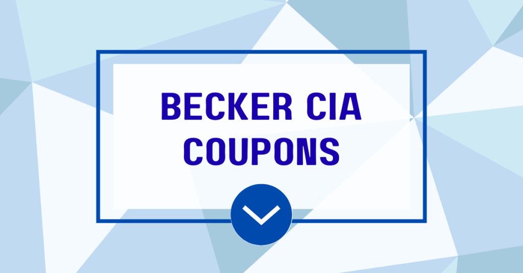 Becker CIA Discount: Verified Coupons