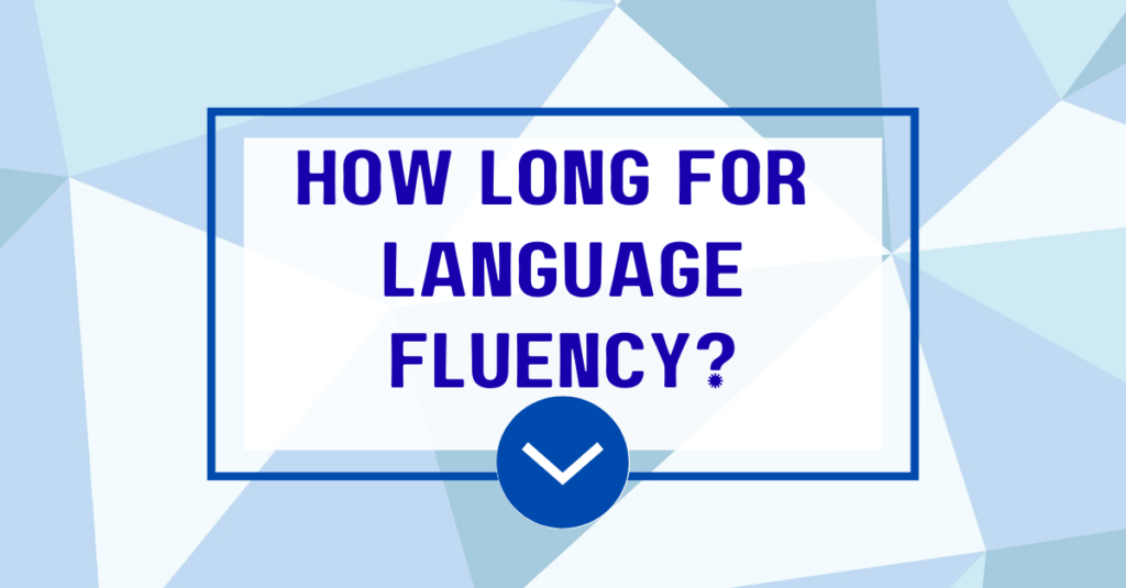How Long Does It Take to Become Fluent in a Language?