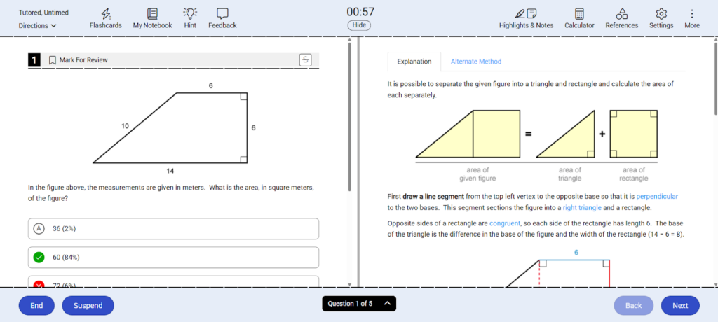 UWorld SAT questions