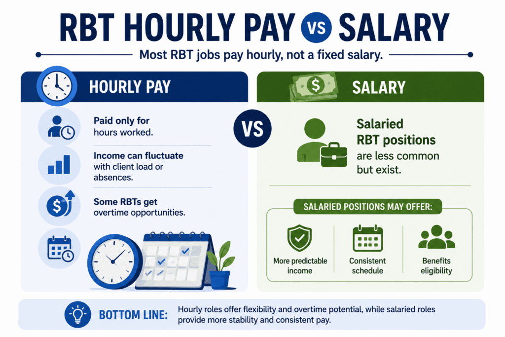 RBT hourly vs salary