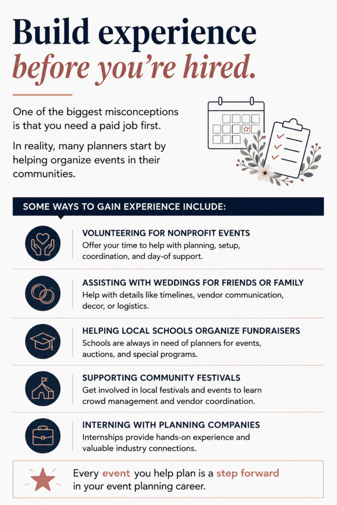 Event planning portfolio examples for new planners