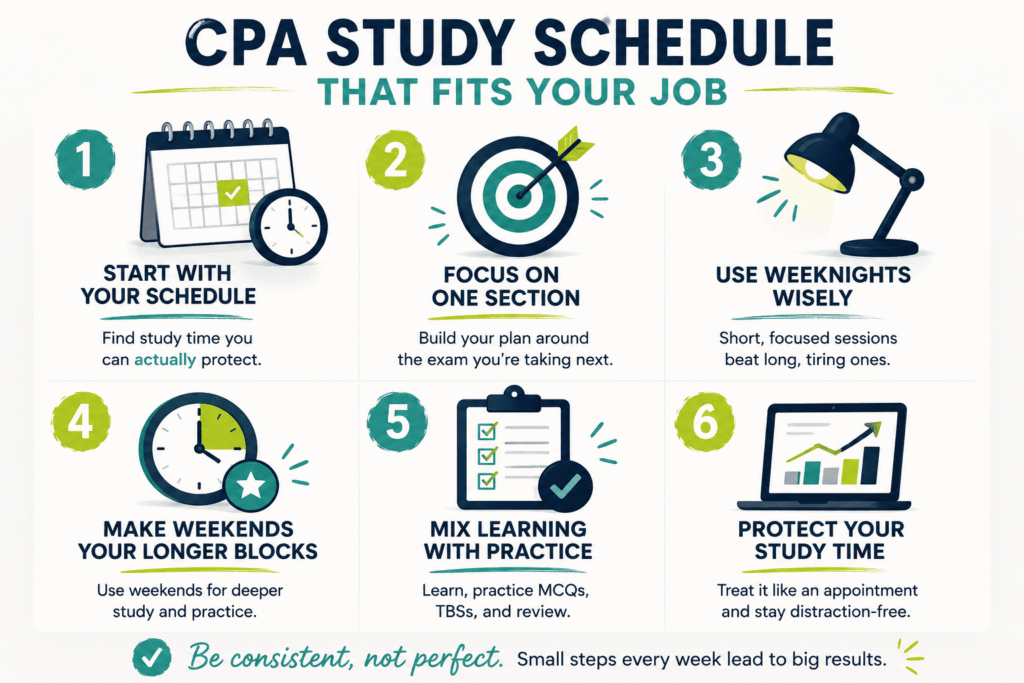 Cpa Study Schedule Info
