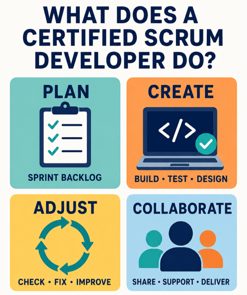 What does a Certified Scrum Developer do
