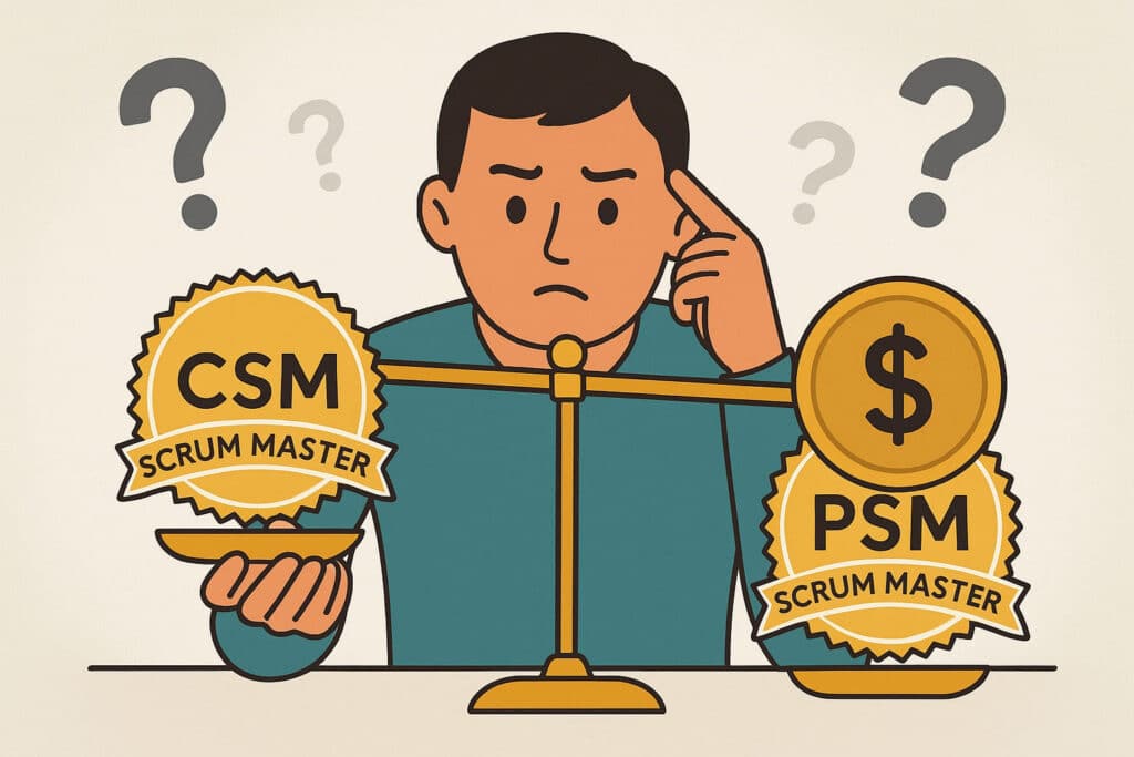 Weighing CSM versus PSM Scrum Master certification cost