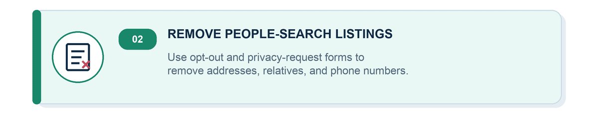 Remove People-Search Listings to Prevent Doxxing