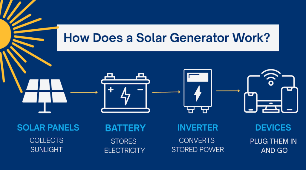 How Does a Solar Generator Work?