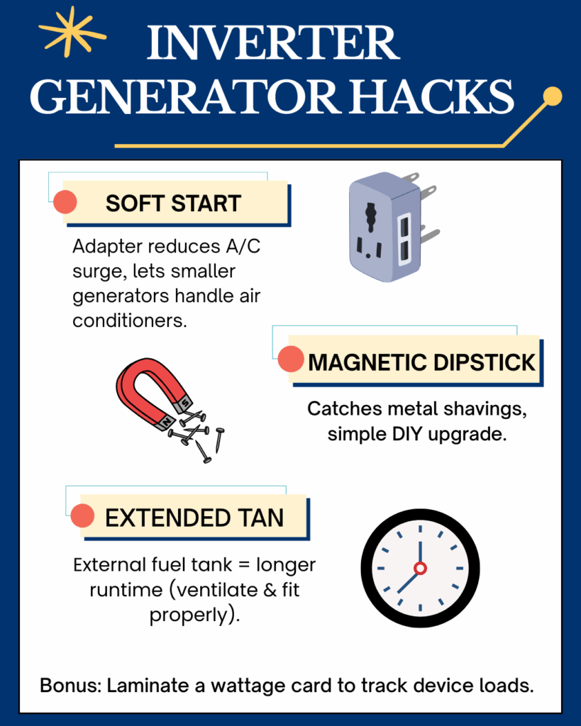 inverter generator hacks