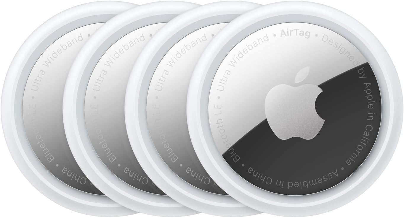 Never worry about lost items again with this Apple AirTag 4-pack