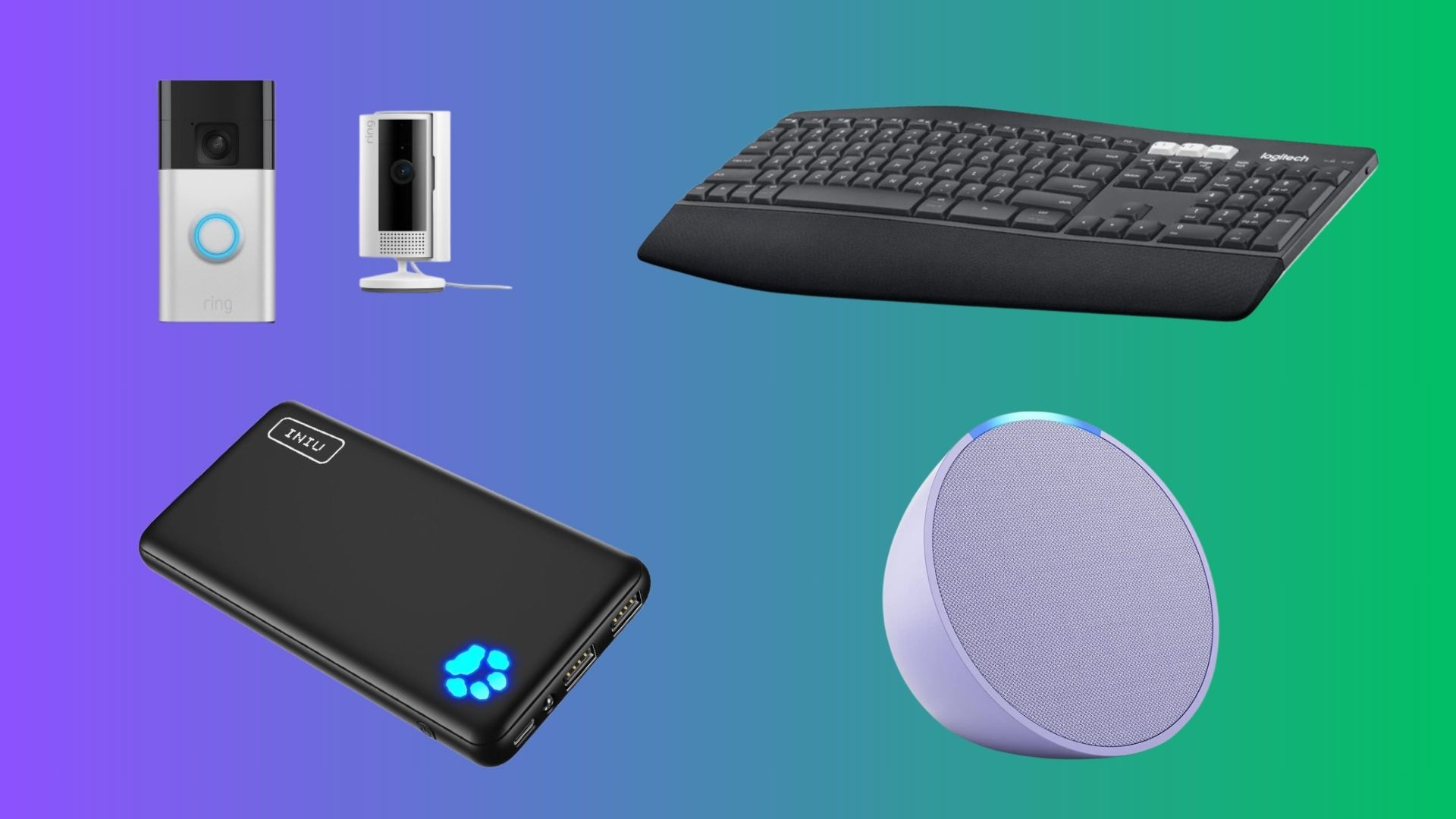 composite photo of Amazon Black Friday tech products