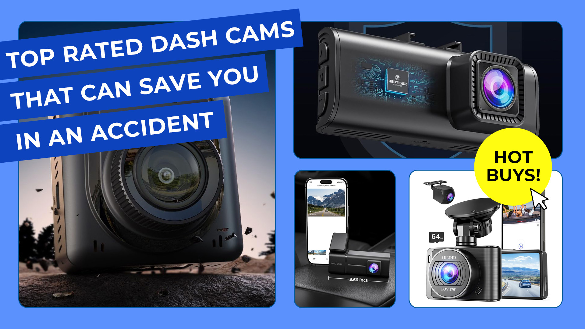 Caught on Camera: 10 Top Rated Dash Cams That Can Save You in an Accident