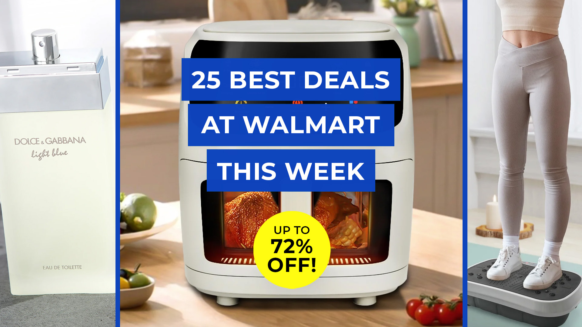 composite graphic of Walmart products