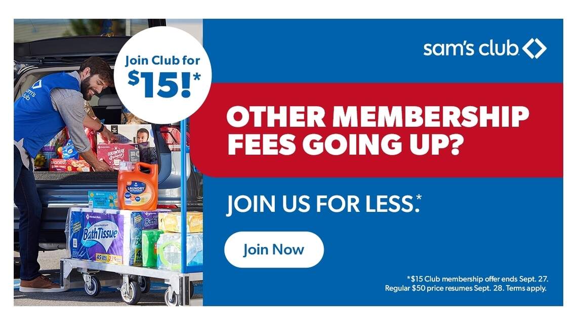 Sam’s Club membership just dropped to its lowest price ever