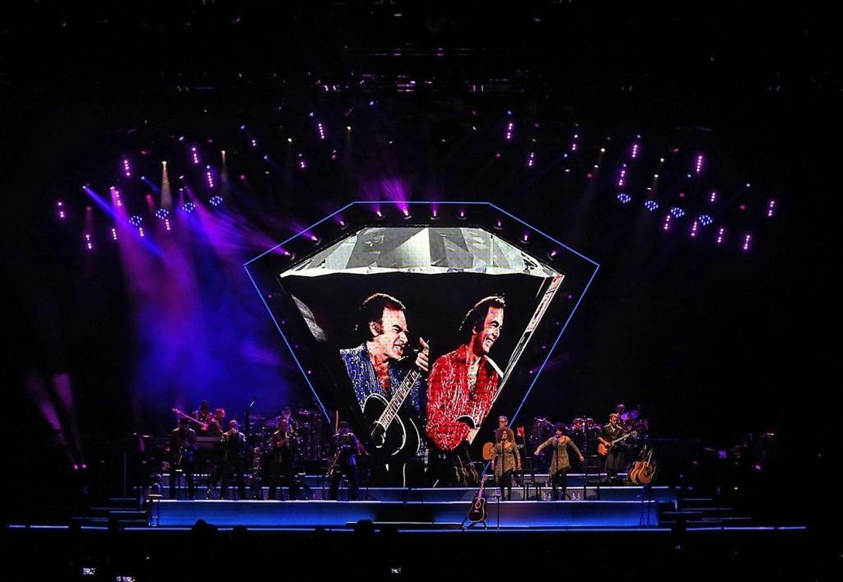 Neil Diamond performs on his 50th Anniversary Tour at Sunrise's BB&T Center on Wednesday, April 26, 2017.