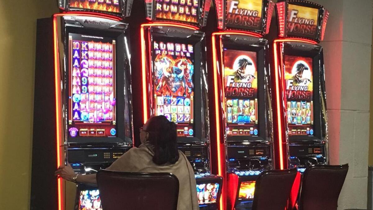 Flying Horse and Rumble Rumble are among the most popular slot machines manufactured by Ainsworth Game Technology, which created versions of the game to meet legal requirements of Native American casinos, including Miccosukee Resort & Gaming.