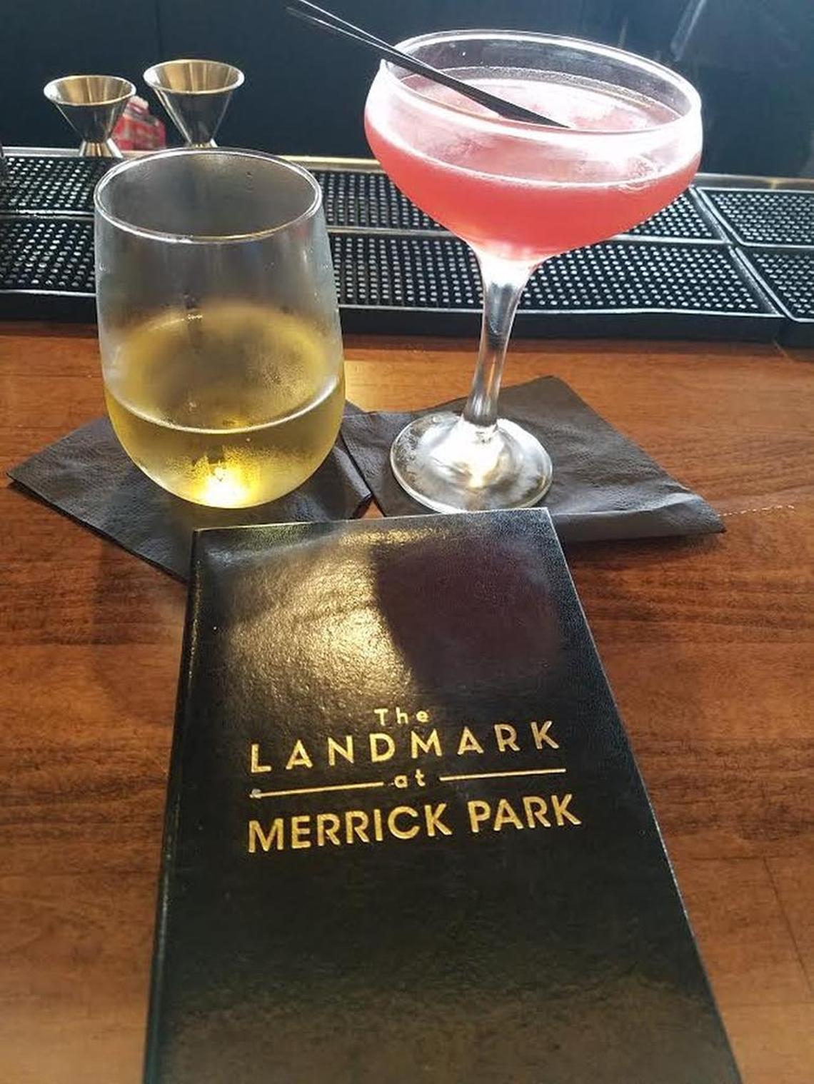 You can grab a glass of wine or specialty mixed drink before the show at The Landmark in Merrick Park.