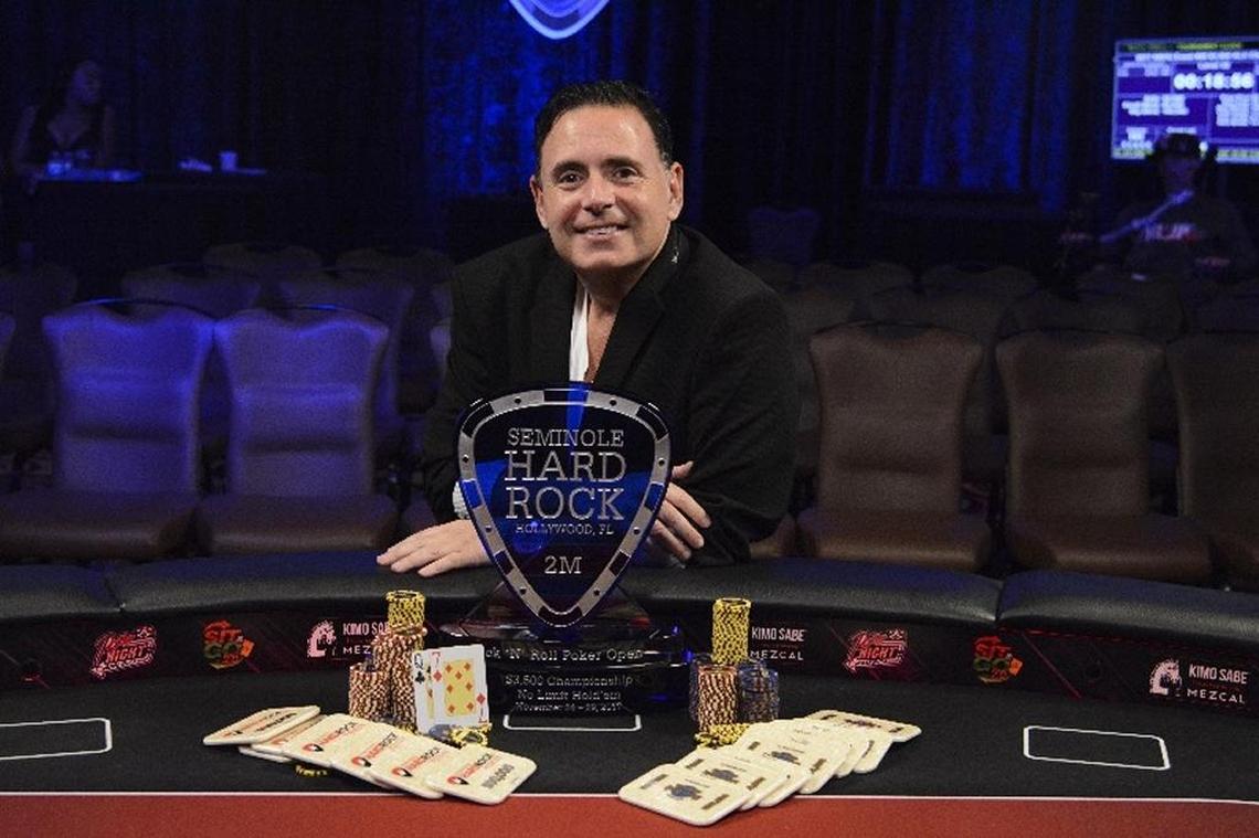 Michael Newman of Davie won the Seminole Hard Rock Rock ‘N’ Roll Poker Open main event, collecting $374,240.