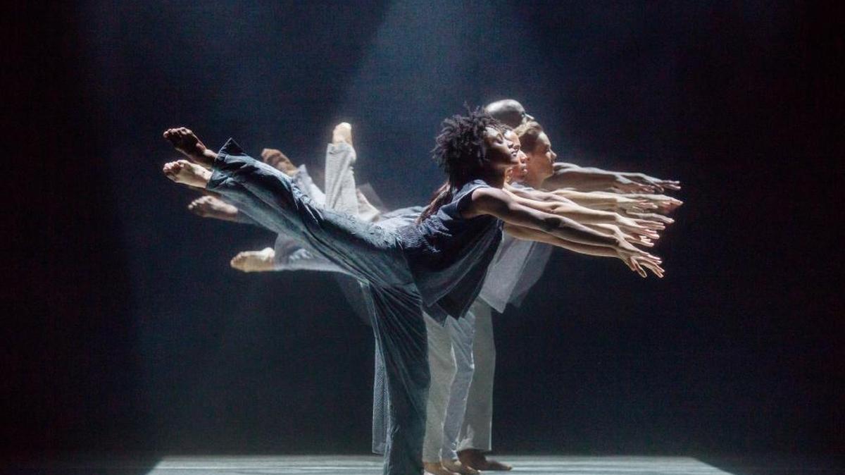 Members of Alvin Ailey American Dance Theater in Kyle Abraham’s “Untitled America”