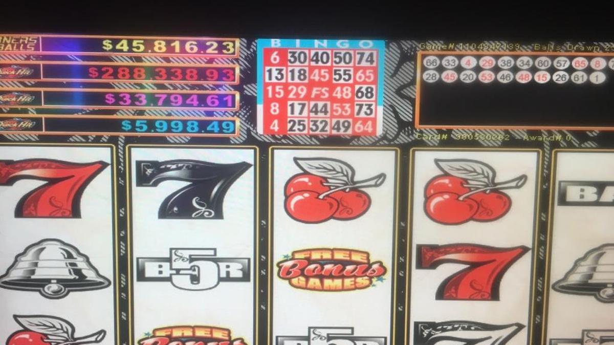 Class II slots play an instant game of bingo, and display the results via both a bingo card and on the slot display board that patrons see when they play any other machine.