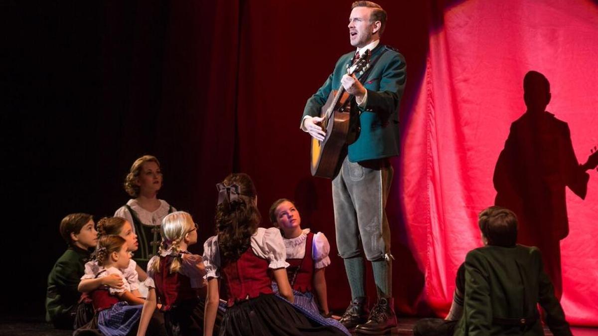 Ben Davis as Capt. Georg von Trapp in the touring production of ‘The Sound of Music’ at Arsht Center.