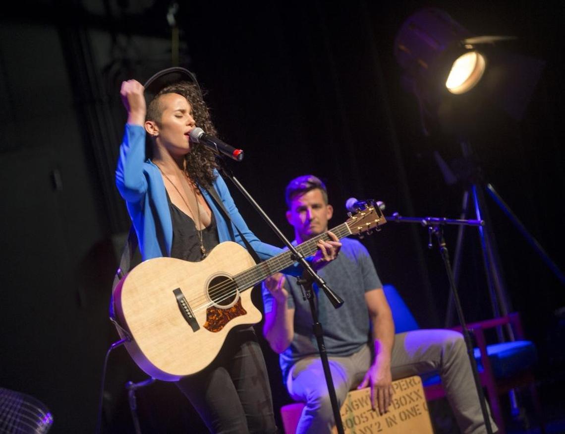 South Florida musician Raquel Sofia will perform a disaster relief benefit concert for Puerto Rico and Mexico and other areas impacted by Hurricanes Irma and Maria and the earthquakes. She’s seen her at the MIA Music Summit on March 26, 2015, at the Colony Theater on Miami Beach.