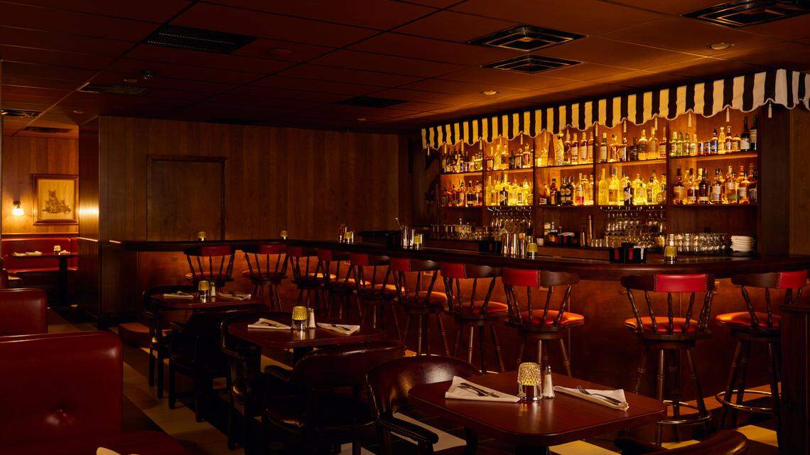 The interior of the renovated Fox’s Lounge