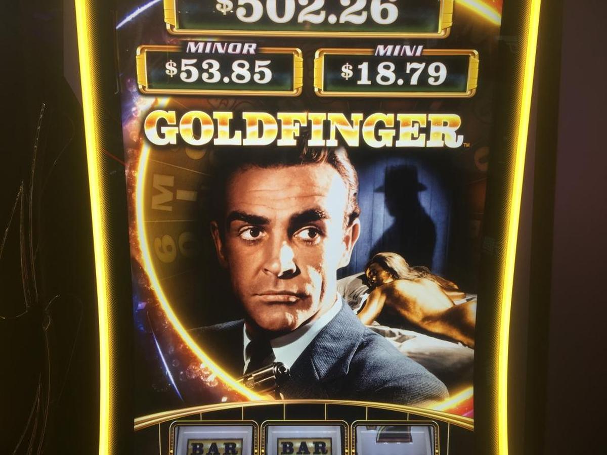 A series of 007 slot machines will eventually portray all 24 James Bond movies.