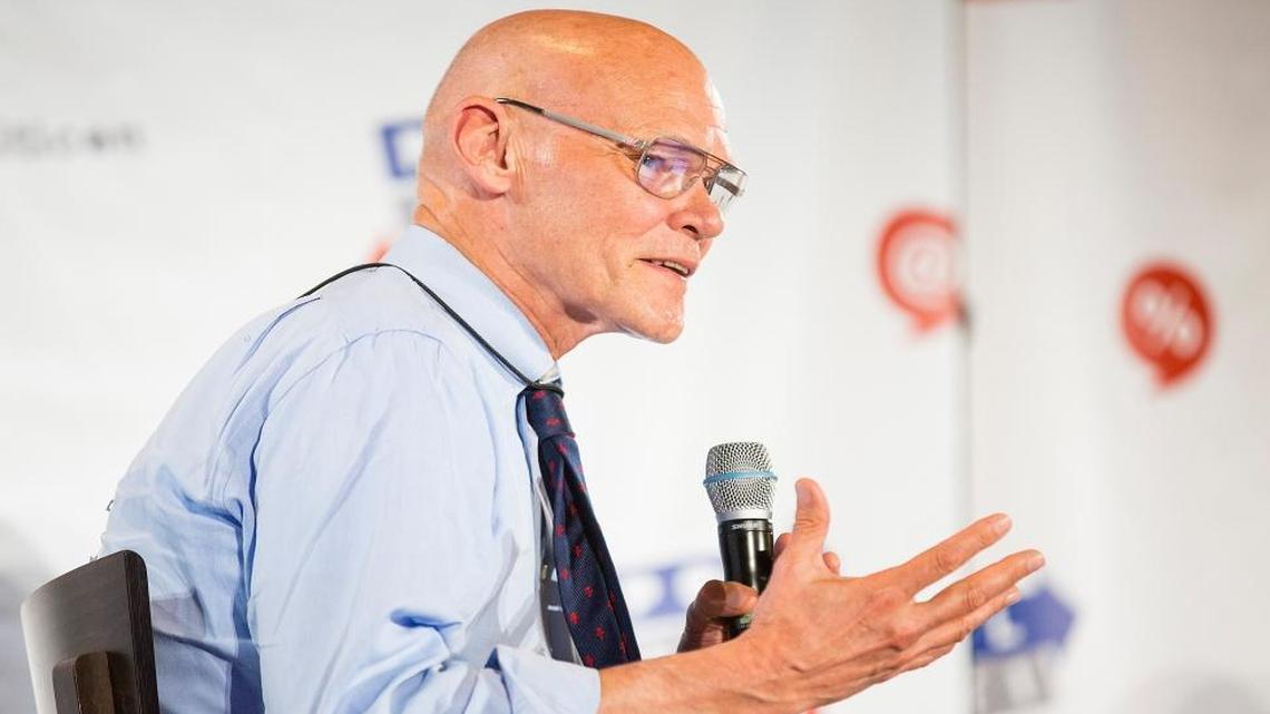 James Carville at Politicon 2016 at The Pasadena Convention Center in June.