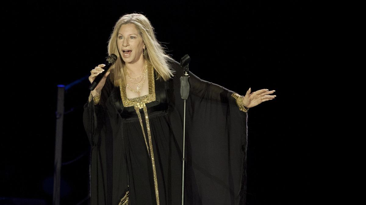 
NOW SHE’S A MEMOIRIST: Barbra Streisand, seen here in June 2013 at her concert in Tel Aviv, is set to publish her long-discussed and long-promised memoir. The legendary singer-actress-filmmaker has a deal with Viking for her life story, the publisher announced Wednesday, May 20, 2015. The book is currently untitled and scheduled for 2017. 
