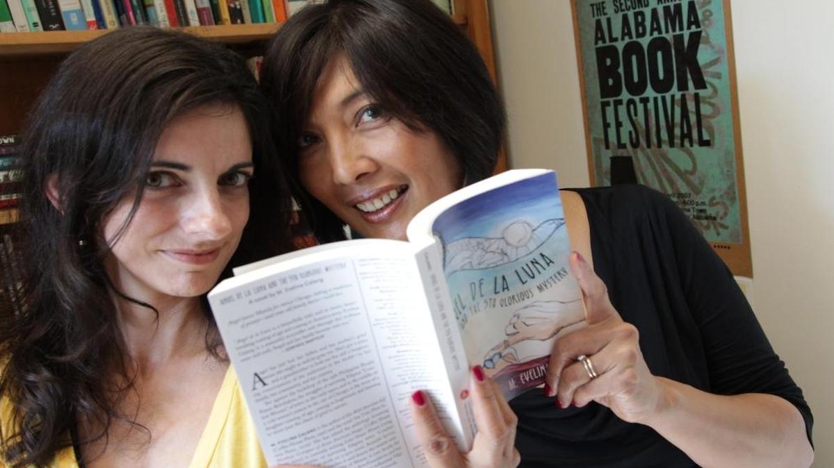 Chantel Acevedo, left, and M. Evelina Galang, director of creative writing at University of Miami will read Tuesday night at Books & Books as part of Banned Books Week.