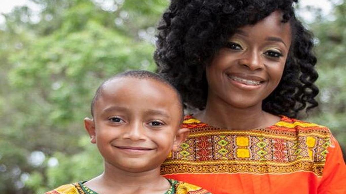 Edwin Bonilla, author of “EJ’s Exciting Road Trip” and his mother and co-author, Suze Guillaume.