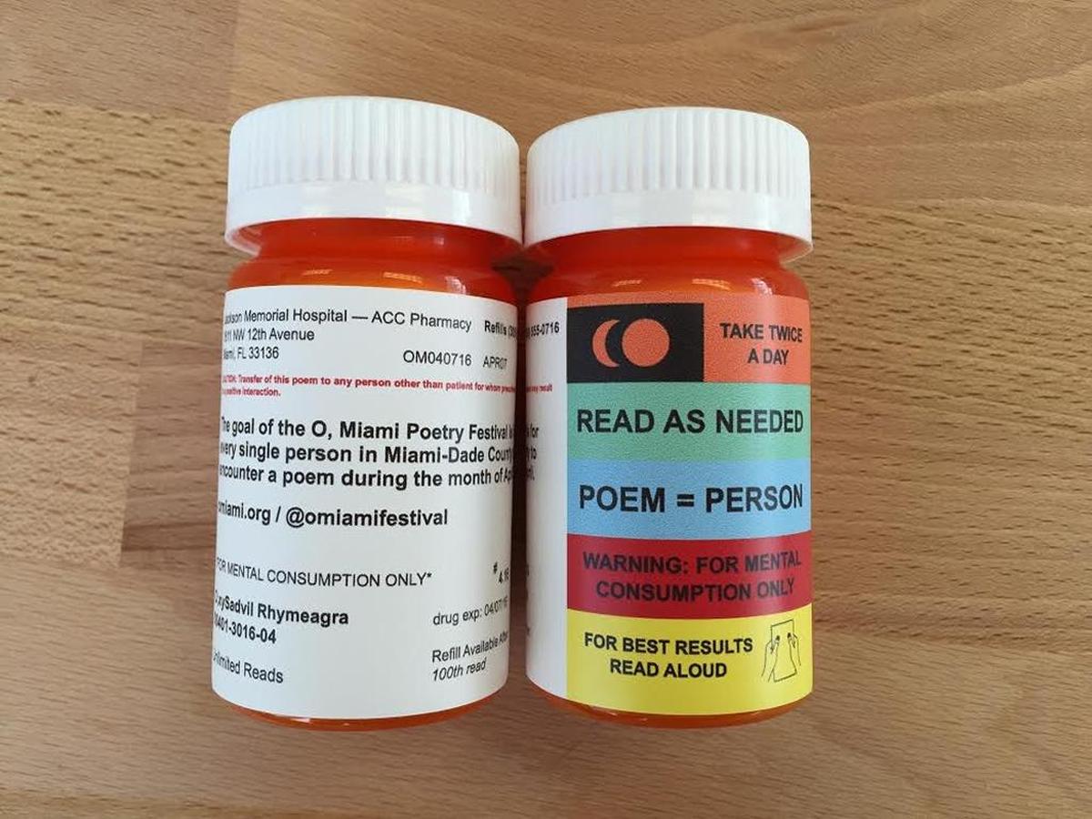 Just what the doctor ordered: a poetry prescription at Jackson Memorial.