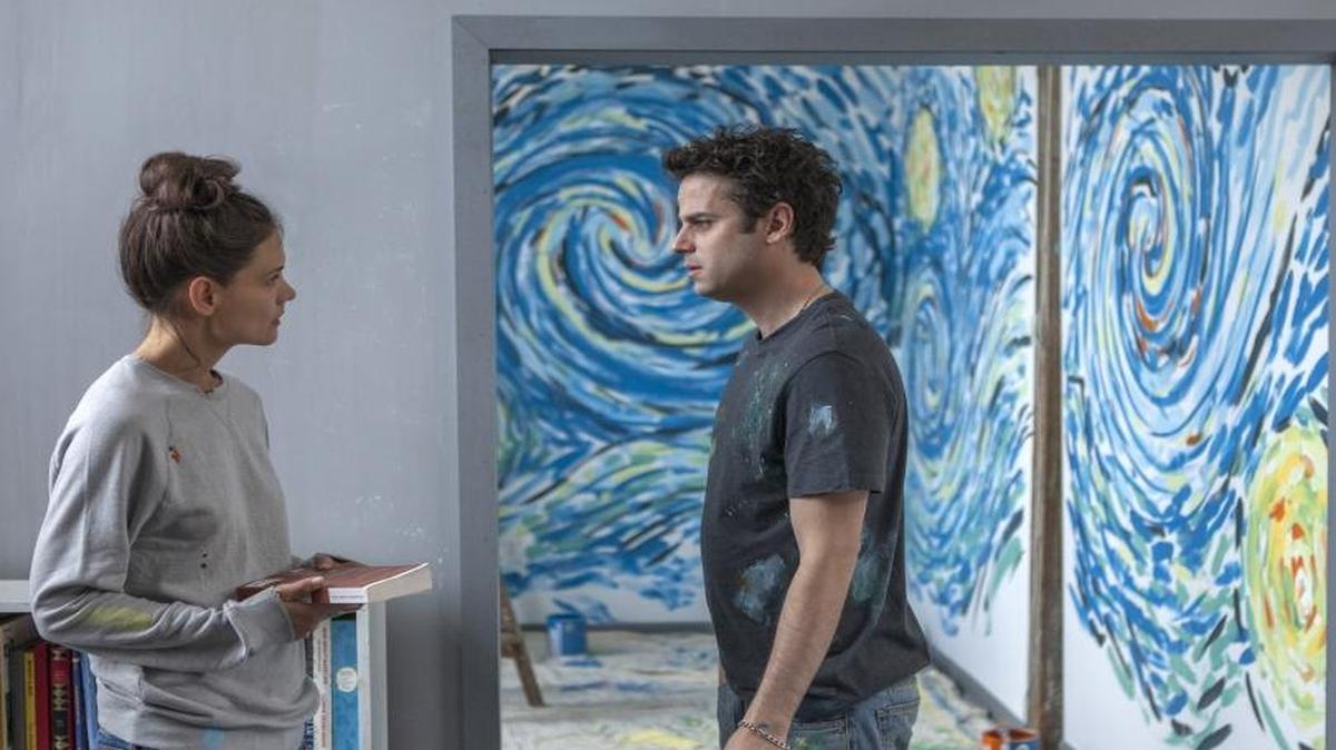 A scene from “Touched by Fire”