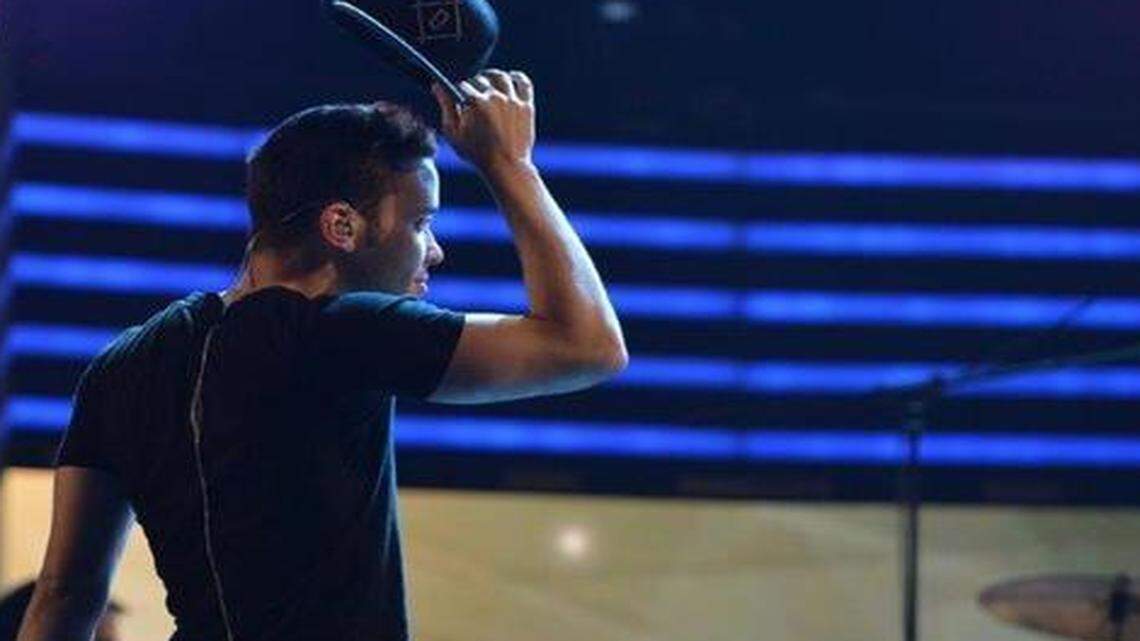 
Prince Royce in rehearsals for Premio Lo Nuestro awards at AAA
