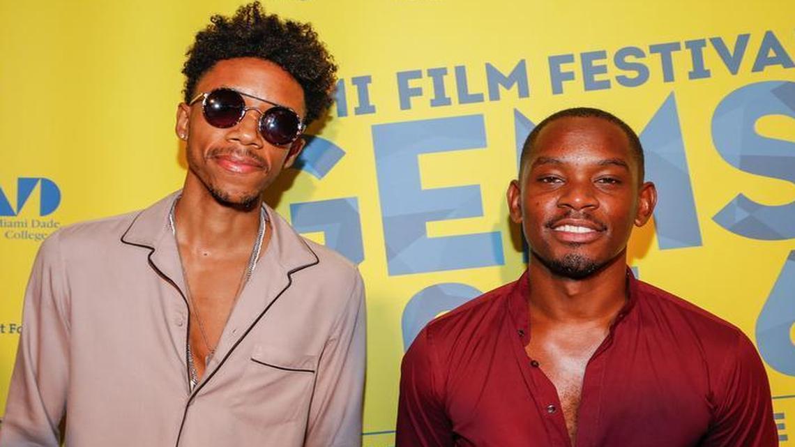 ‘Soy Nero’ actors Darrell Britt-Gibson, left, and Aml Ameen were at the Tower Theater. Miami Dade College’s Miami Film Festival presented a star-studded lineup during GEMS 2016, on Saturday, Oct. 15, 2016.