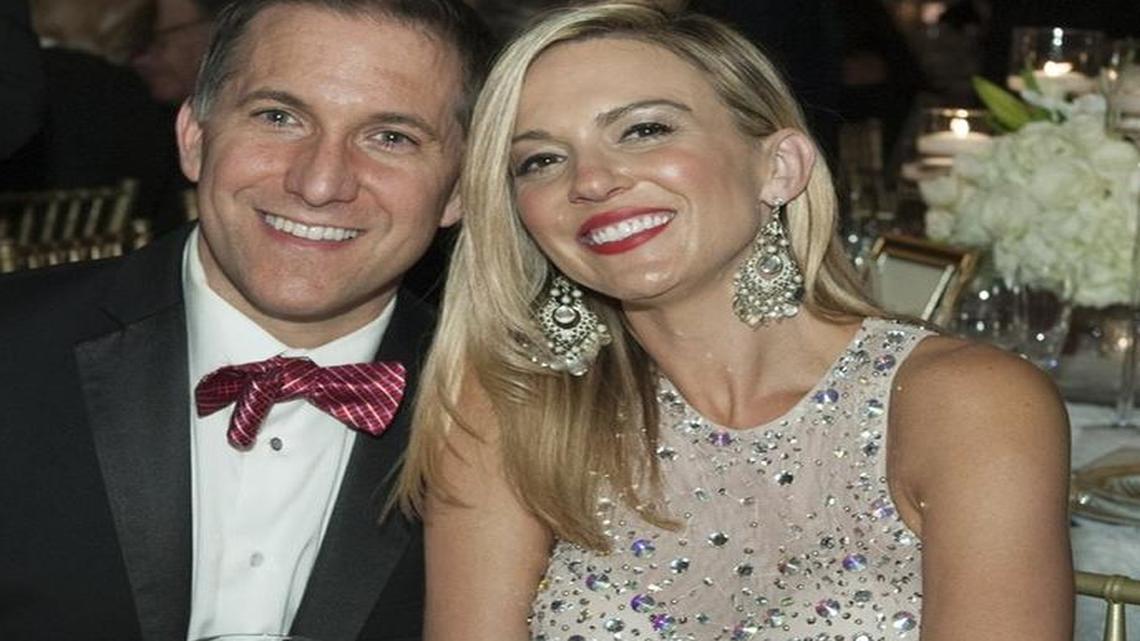 Dave Aronberg and Lynn Lewis on New Year’s Eve, Dec. 31, 2016 at the Mar-a-Lago Club