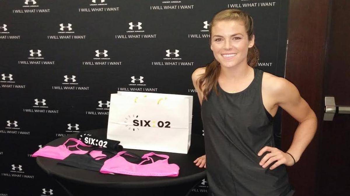 
Kelley O’Hara at the W’s Under Armour event with SIX: 02 

