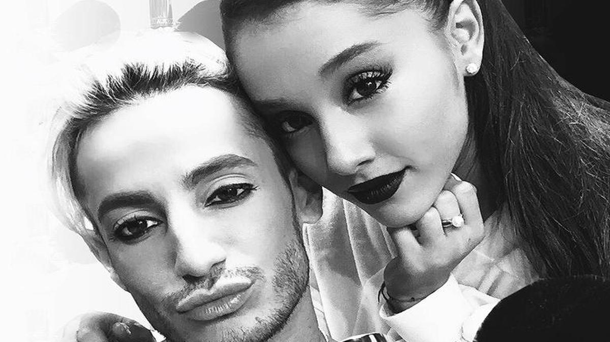 Frankie and Ariana Grande