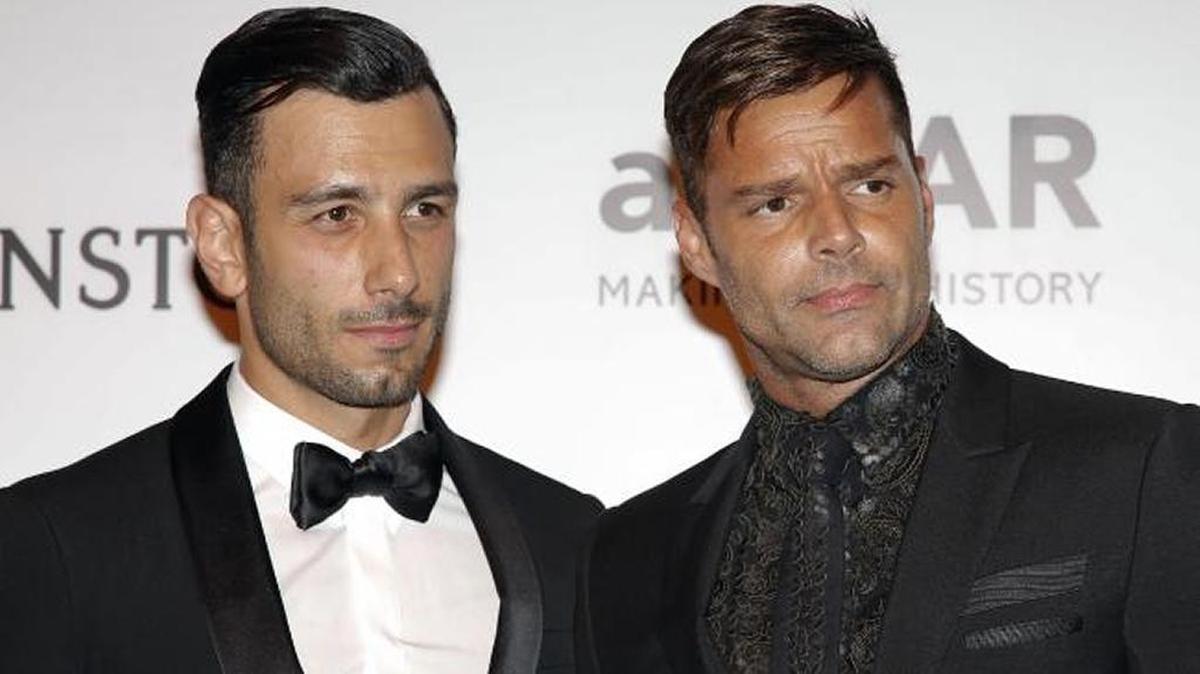 Jwan Yosef and Ricky Martin