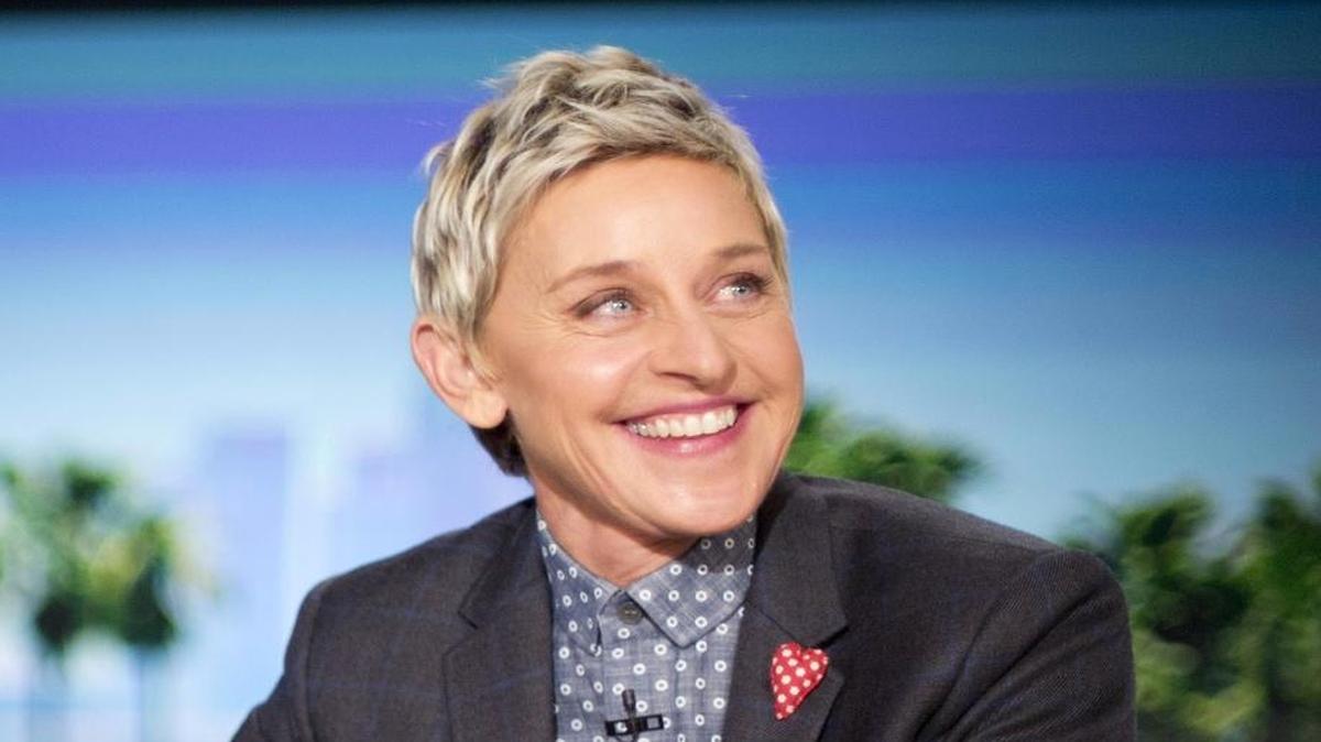 FILE - In this Feb. 11, 2016 file photo, host Ellen DeGeneres appears during a taping of "The Ellen DeGeneres Show," in Burbank, Calif. DeGeneres voices the character of Dory in the Disney Pixar animated feature, "Finding Dory." (AP Photo/Pablo Martinez Monsivais, File)