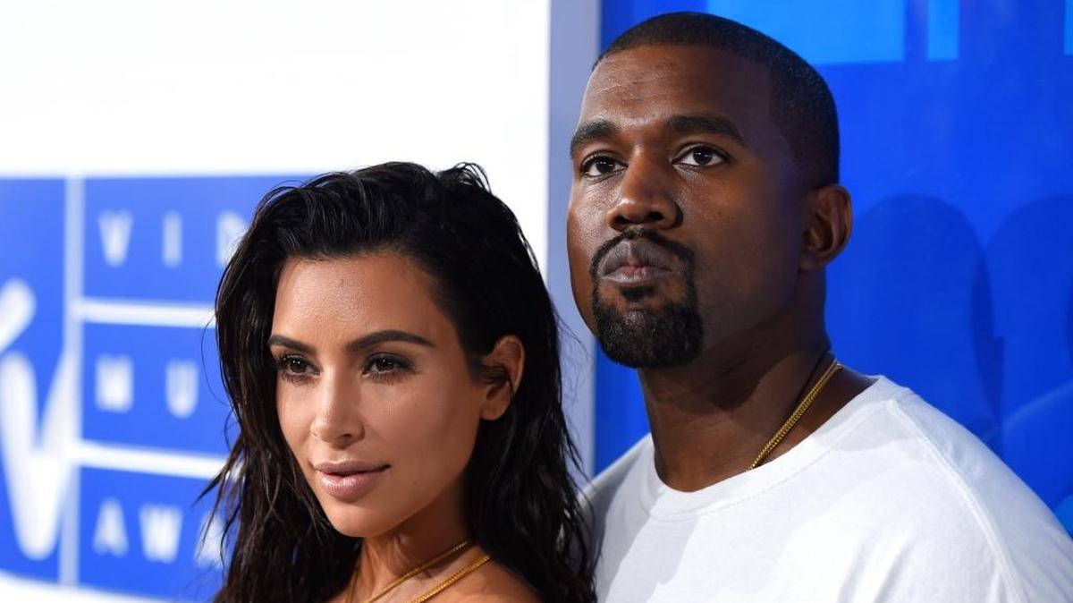 Kim Kardashian West and Kanye West.