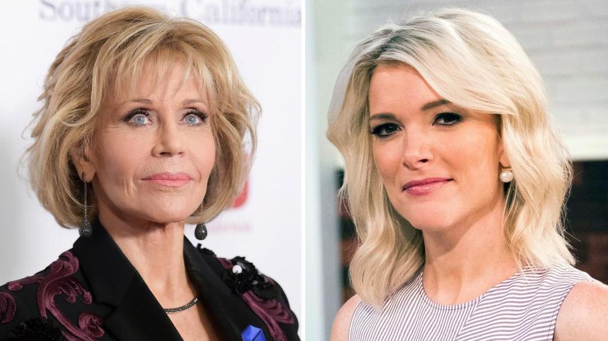 Adversaries Jane Fonda and Megyn Kelly