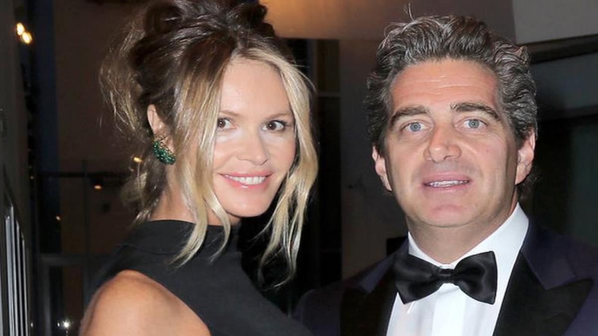 Jeffrey Soffer and his former partner, the supermodel Elle Macpherson.